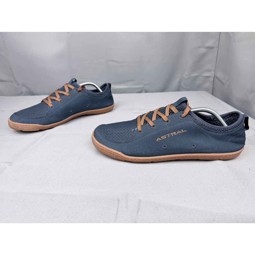 Astral Loyak Mens Water Shoes Navy Blue Tan Size 10 S191 Minimalist Kayak Boat - Picture 5 of 8